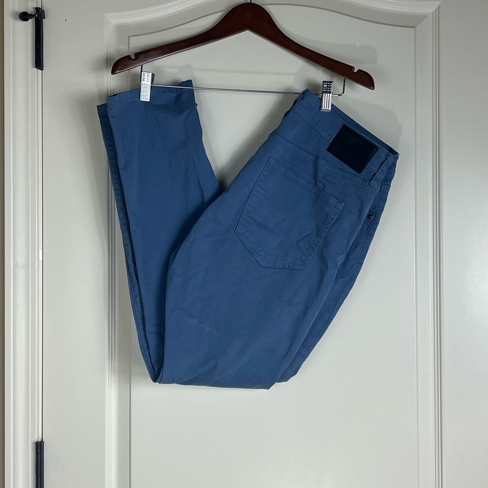 Men's Liverpool Kingston Straight Blue Twill Pants